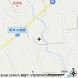 岐阜県恵那市三郷町野井1627周辺の地図