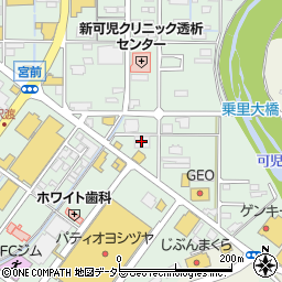 ブロンコビリー可児店周辺の地図