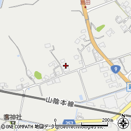 島根県安来市島田町周辺の地図