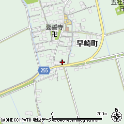 滋賀県長浜市早崎町周辺の地図