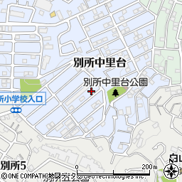 神奈川県横浜市南区別所中里台24-6周辺の地図