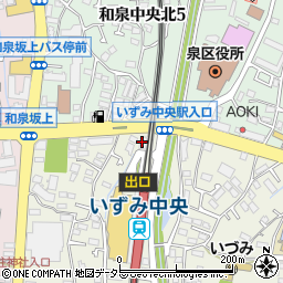 ファミリーマートいずみ中央駅前店周辺の地図