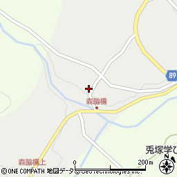 兵庫県美方郡香美町村岡区森脇286周辺の地図