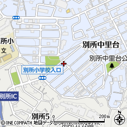 神奈川県横浜市南区別所中里台30-1周辺の地図