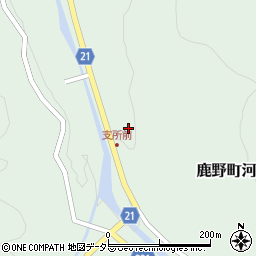 鳥取県鳥取市鹿野町河内839周辺の地図
