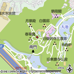 旧天瑞寺寿塔覆堂周辺の地図