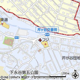 横浜芹が谷郵便局周辺の地図