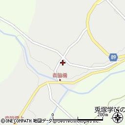 兵庫県美方郡香美町村岡区森脇168周辺の地図