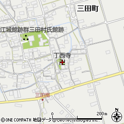丁西寺周辺の地図