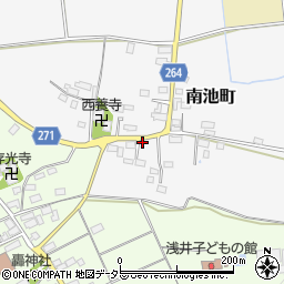 滋賀県長浜市南池町220-3周辺の地図