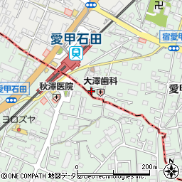 神奈川県厚木市愛甲東1丁目1-31周辺の地図