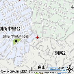 神奈川県横浜市南区別所中里台16-20周辺の地図