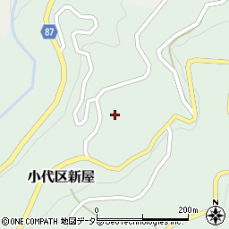 兵庫県美方郡香美町小代区新屋354周辺の地図