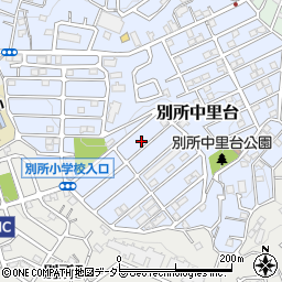 神奈川県横浜市南区別所中里台29-8周辺の地図