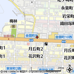 ジープ岐阜周辺の地図