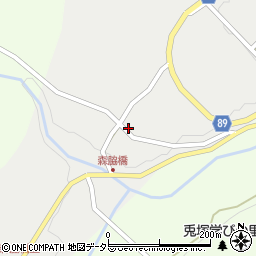 兵庫県美方郡香美町村岡区森脇121周辺の地図