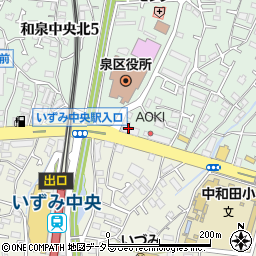 横浜信用金庫いずみ中央支店周辺の地図
