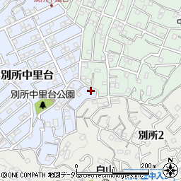 神奈川県横浜市南区別所中里台16-18周辺の地図