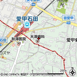 神奈川県厚木市愛甲東1丁目1-25周辺の地図