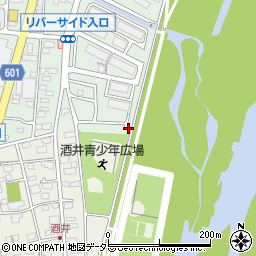 神奈川県厚木市岡田5丁目15周辺の地図