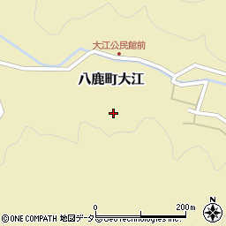 兵庫県養父市八鹿町大江538周辺の地図