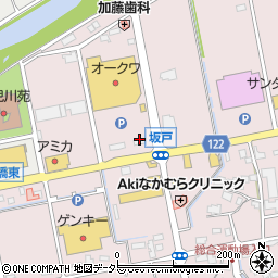 ファミリーマート可児坂戸北店周辺の地図