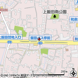 神奈川県横浜市泉区上飯田町1090-4周辺の地図