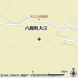 兵庫県養父市八鹿町大江539周辺の地図
