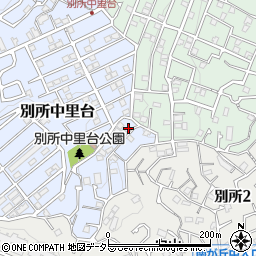 神奈川県横浜市南区別所中里台15-20周辺の地図