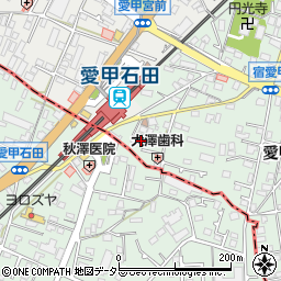 神奈川県厚木市愛甲東1丁目1周辺の地図