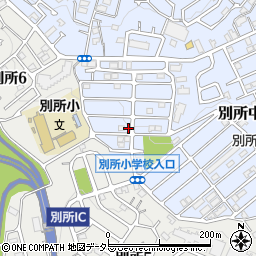 神奈川県横浜市南区別所中里台33-3周辺の地図