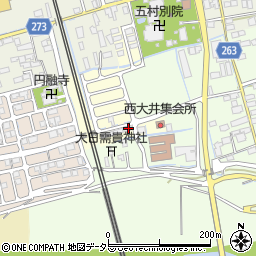 滋賀県長浜市西大井町40周辺の地図