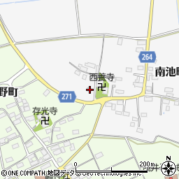 滋賀県長浜市南池町316周辺の地図