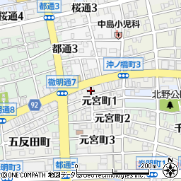 岐阜信用金庫千手堂支店周辺の地図