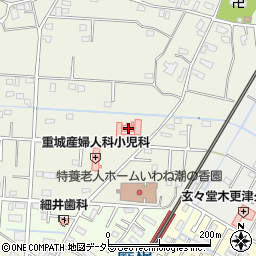 重城病院周辺の地図
