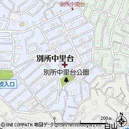 神奈川県横浜市南区別所中里台13-15周辺の地図