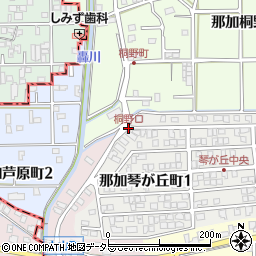 桐野口周辺の地図
