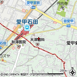 神奈川県厚木市愛甲東1丁目1-23周辺の地図