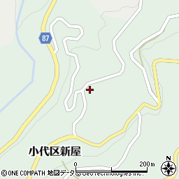 兵庫県美方郡香美町小代区新屋351周辺の地図