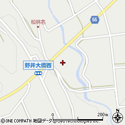 岐阜県恵那市三郷町野井292周辺の地図