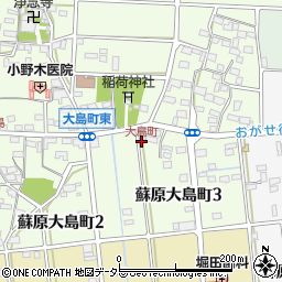 大島町周辺の地図
