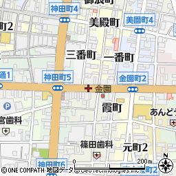 岐阜県岐阜市金園町1丁目周辺の地図