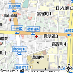 株式会社堀江メガネ　営業所周辺の地図