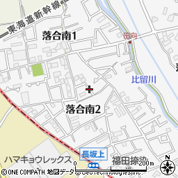 長坂上西公園周辺の地図
