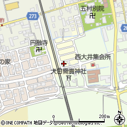 滋賀県長浜市西大井町47周辺の地図