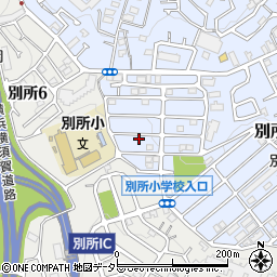 神奈川県横浜市南区別所中里台33-18周辺の地図
