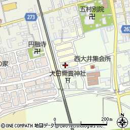 滋賀県長浜市西大井町46周辺の地図