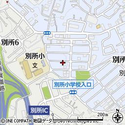 神奈川県横浜市南区別所中里台33-19周辺の地図