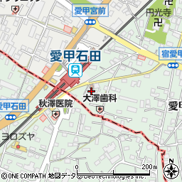神奈川県厚木市愛甲東1丁目1-12周辺の地図