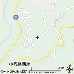 兵庫県美方郡香美町小代区新屋349周辺の地図